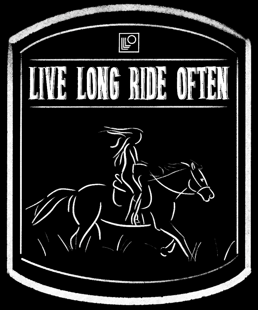 Live long Ride often (Horse) Hoodie Classic Fit