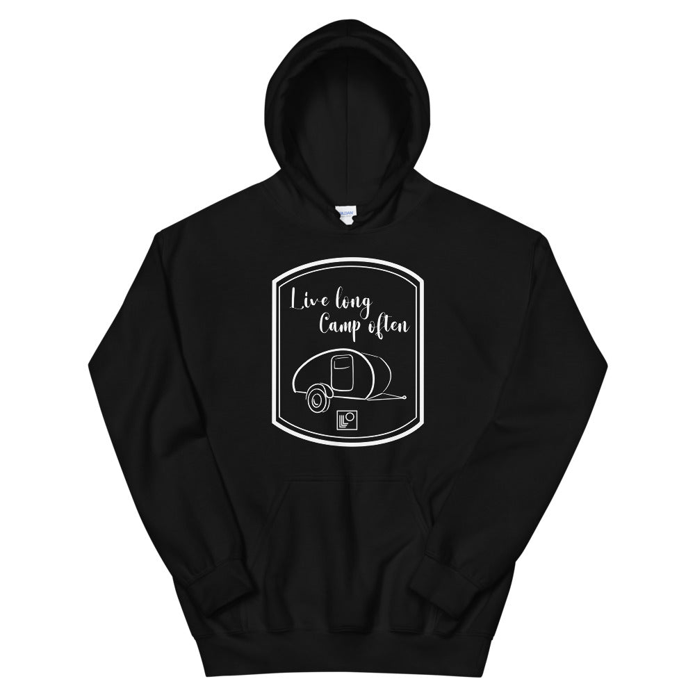 Live long Camp often Teardrop Hoodie Classic Fit