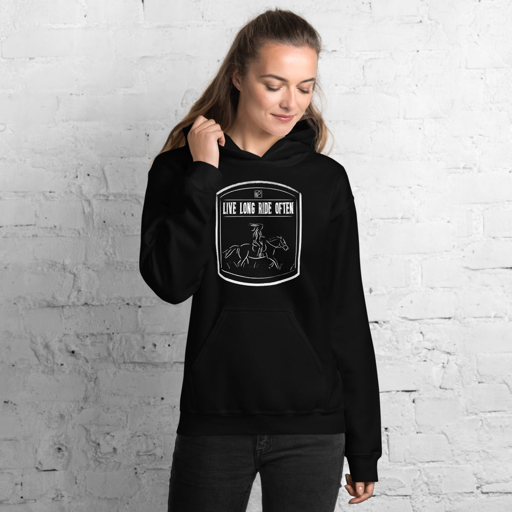 Live long Ride often (Horse) Hoodie Classic Fit