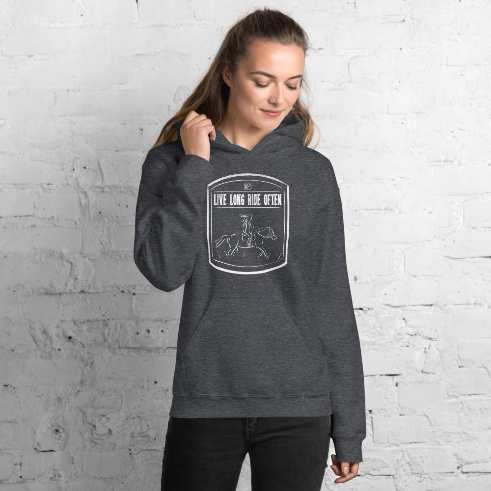 Live long Ride often (Horse) Hoodie Classic Fit