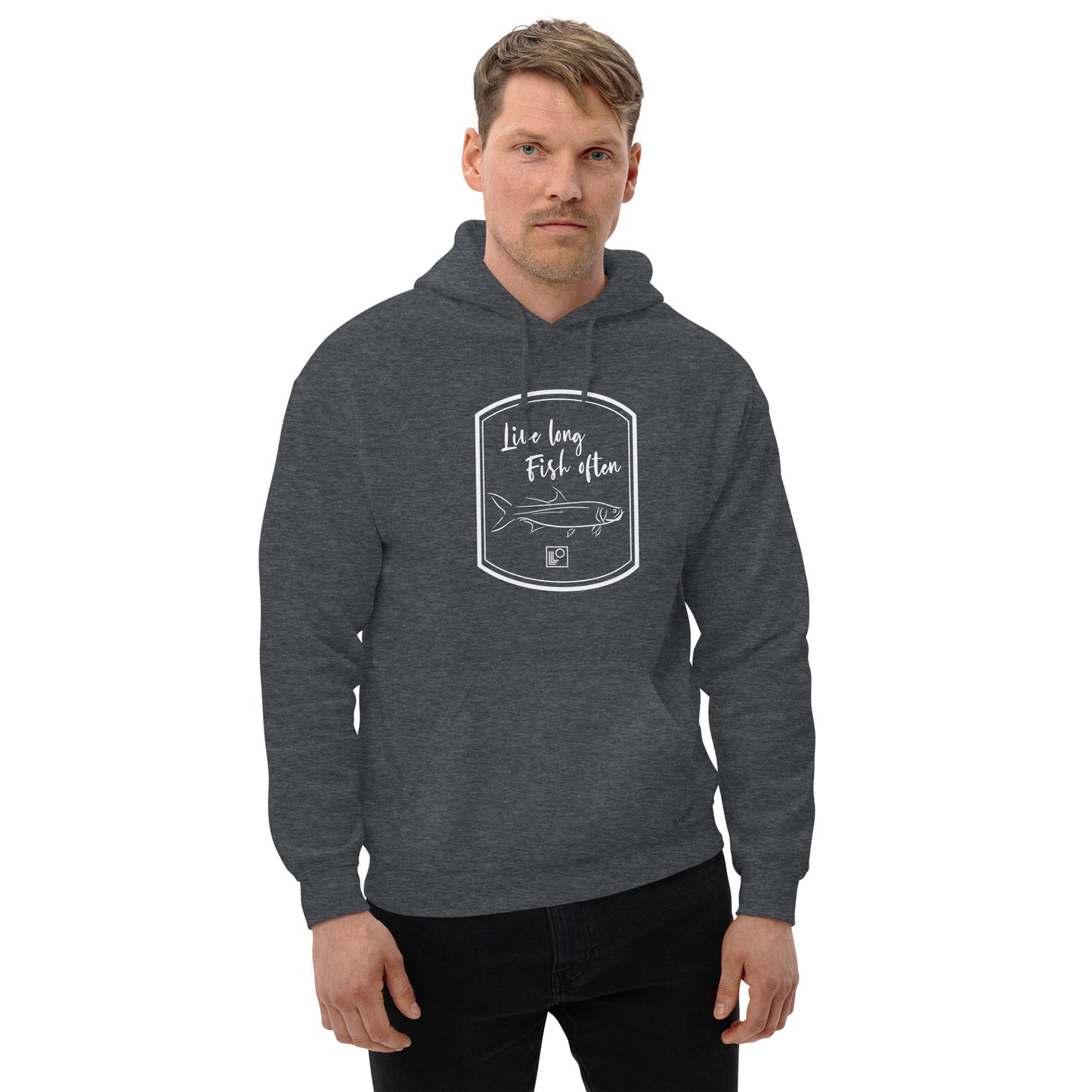 Live long Fish often Tarpon Hoodie Classic fit