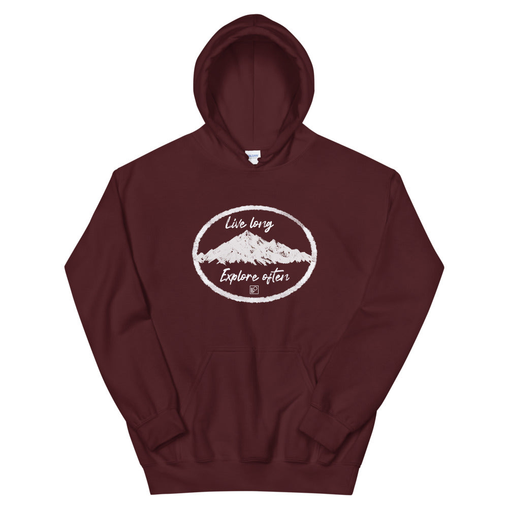 Live long Explore often Hoodie Classic Fit